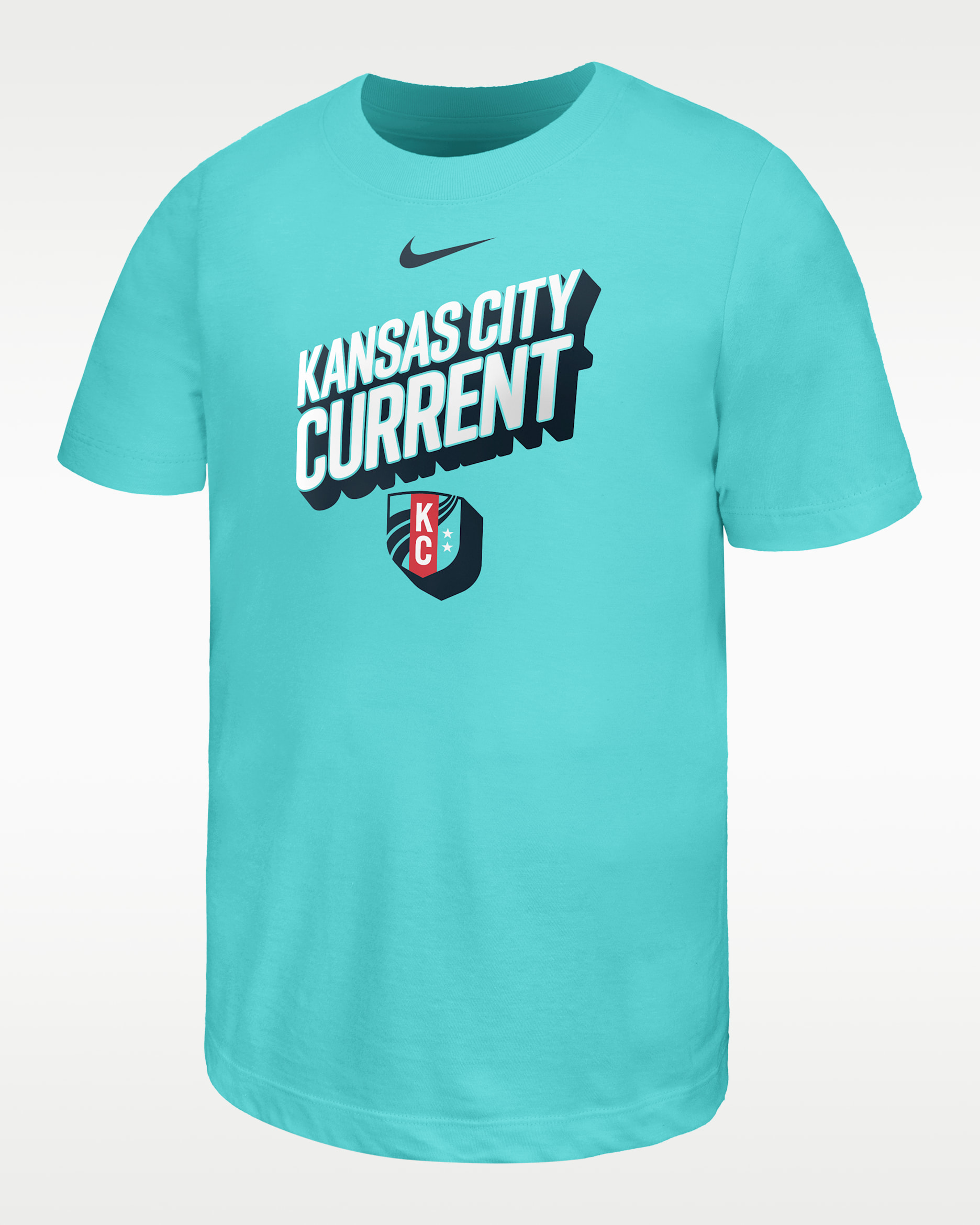 Kansas City Current Big Kids' Nike Cotton T-Shirt. Nike.com